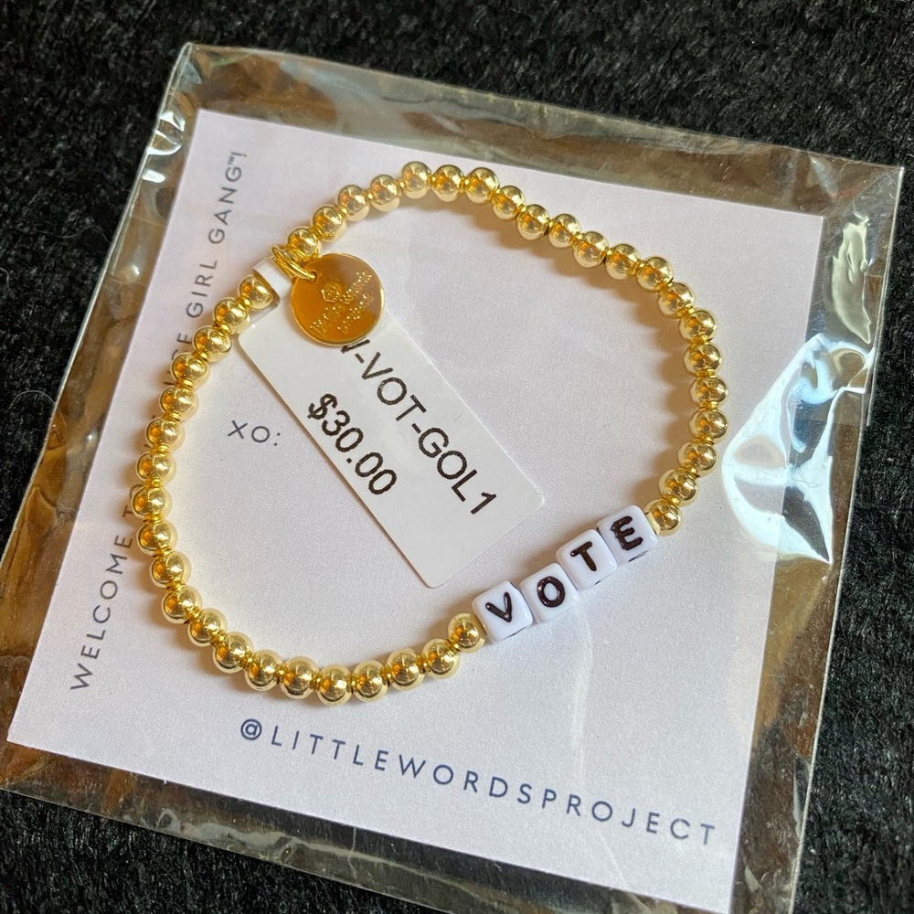 🇺🇸Nordstrom Little Words Project Bracelet🇺🇸  NIP - VOTE